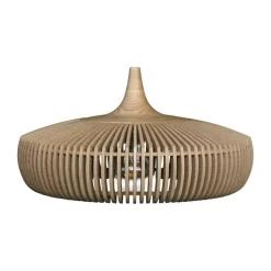 Abat-jour Clava Dine Wood Ø43 cm, Natural oak