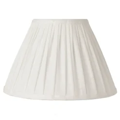 Abat-jour Ella Ø26 cm, Blanc