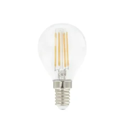 Airam Filament LED ampoule à gradation à 3 niveaux de luminosité en forme de globe, clair, avec mémoire, p45 e14, 5w