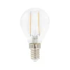Ampoule à filament LED Airam - source de lumière en forme de boule, clair, non-dimmable e14, 2w