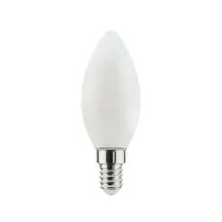Ampoule Airam Filament LED dim to warm pour bougie à couronne, opal e14, 5w