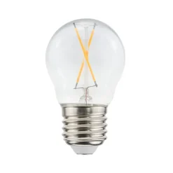 Ampoule Airam Filament LED en forme de boule, source de lumière., clair, non-dimmable, 2-filament e27, 1w