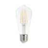 Ampoule Airam Filament LED Edison, Klar-dimbar-4-filament e27-5w
