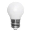 Ampoule E27 LED filament globe opale 45 mm, 5W
