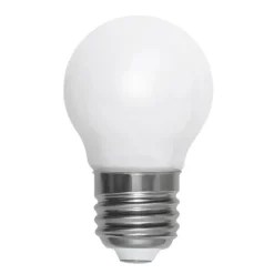 Ampoule E27 LED filament globe opale 45 mm, 5W