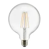 Ampoule E27 LED glob 125, Transparent