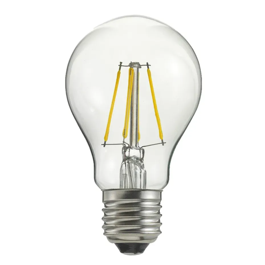 Ampoule E27 LED normal réglable en 3 seuils, Transparent