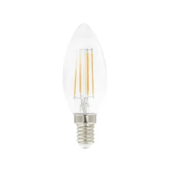 Ampoule LED à filament Airam pour bougie à couronne lumineuse, clair, avec mémoire e14, 5w