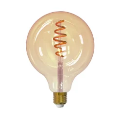 Ampoule LED à filament Airam Smarta Hem, ambre, 125mm, spirale e27, 6w