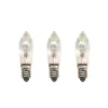 Ampoule Lit E10 lampe de réserve 55V Lot de 3, Clair, 3W