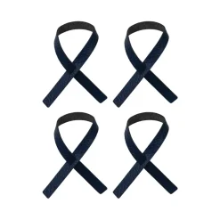 Anneaux de serviette Loop lot de 4, Bleu marine