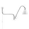 Applique murale Bestlite BL10, Blanc mat-chrome