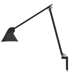 Applique murale NJP bras long, Noir
