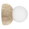 Applique murale/Plafonnier Torrano 13 cm, Travertin