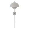 Applique VP8 Flowerpot, Matt light grey