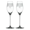 Arabesque Verre à champagne 30 cl Lot de 2, Transparent