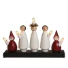 Arche de bougies Lucia Choir, blanc-rouge