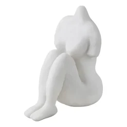 Art piece femme assise 14 cm, Off-white