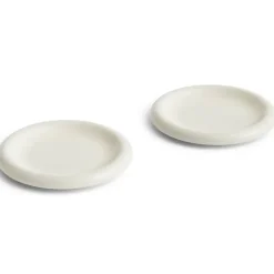 Assiette Barro, Off-white, Ø18 cm lot de 2