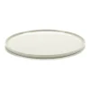 Assiette basse Cena S Ø18 cm, Ivoire