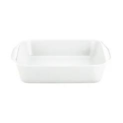 Assiette carrée blanche Pillivuyt, 17 x 17 cm