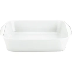 Assiette carrée blanche Pillivuyt, 27 x 27 cm