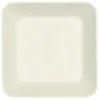 Assiette carrée Teema blanche, blanc