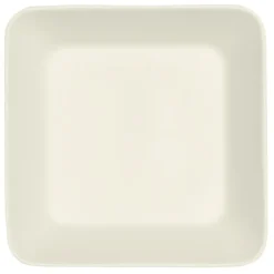Assiette carrée Teema blanche, blanc