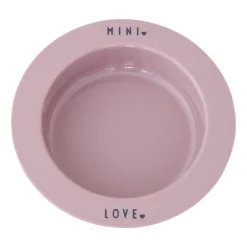Assiette creuse favorite mini Design Letters, Lavender-love