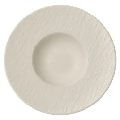 Assiette creuse Manufacture Rock Ø28 cm, Blanc