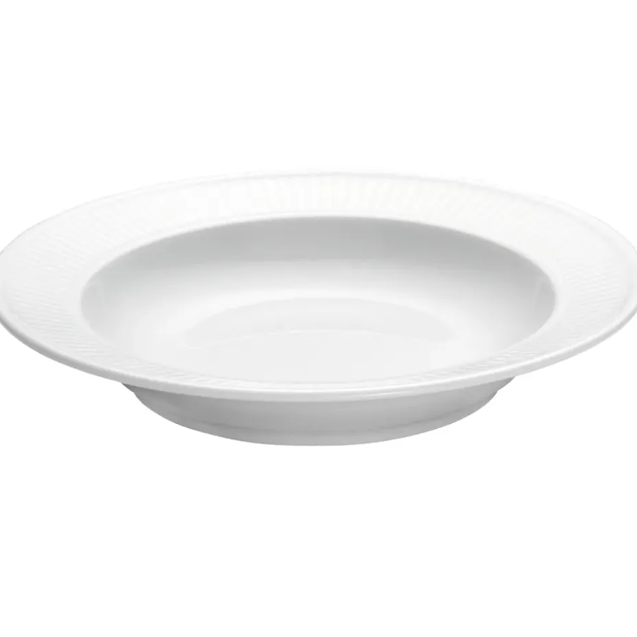 Assiette creuse Plissé Ø 22 cm, Blanc