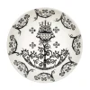 Assiette creuse Taika 20 cm, motif noir