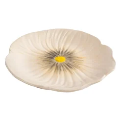 Assiette à dessert Poppy 20,5x21 cm, Beige