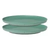 Assiette en mélamine Grand Cru Take Ø26 cm Lot de 2, Vert brouillard