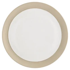 Assiette Fossil Ø26 cm, Blanc