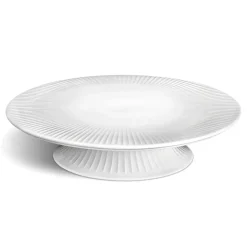 Assiette à gâteau avec pied Hammershøi Ø30 cm, blanc
