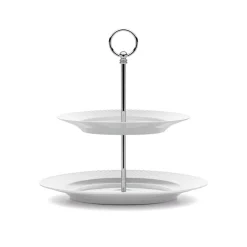 Assiette à gâteau Rhombe Ø 27 cm, blanc