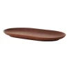 Assiette ovale Sand 12,5x20 cm, Red clay