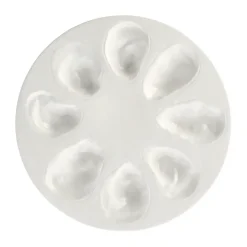 Assiette Oyster Ø27 cm, Blanc