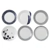 Assiette Pacific, bleu 6 pièces, 28 cm
