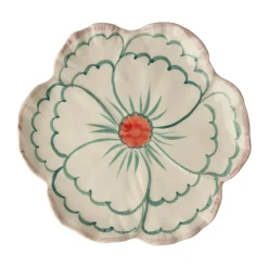 Assiette Rice Flower Ø19,5 cm, Pink border