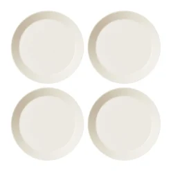 Assiette Teema Ø 26 cm, lot de 4, Blanc