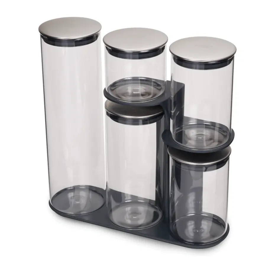 Bocal de rangement Podium 32,6 cm, Acier