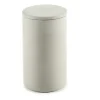 Bocal de stockage rond avec couvercle Cose haut Ø7 cm, Beige