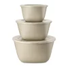 Bol à couvercle Connect Stockholm lot de 3, Nature desert sand