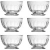 Bol à dessert Perigord sur pied 50 cl, lot de 6, Transparent