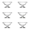 Bol en verre sur pied Abeille 20 cl, lot de 6, Transparent