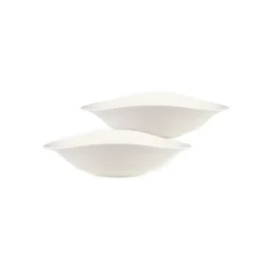 Bols à pâtes Vapiano lot de 2, blanc