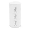 Boîte Solstickan en trois partie Ø8,5 cm, Blanc