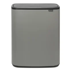 Bo Touch Bin 2x30 L, Mineral concrete grey
